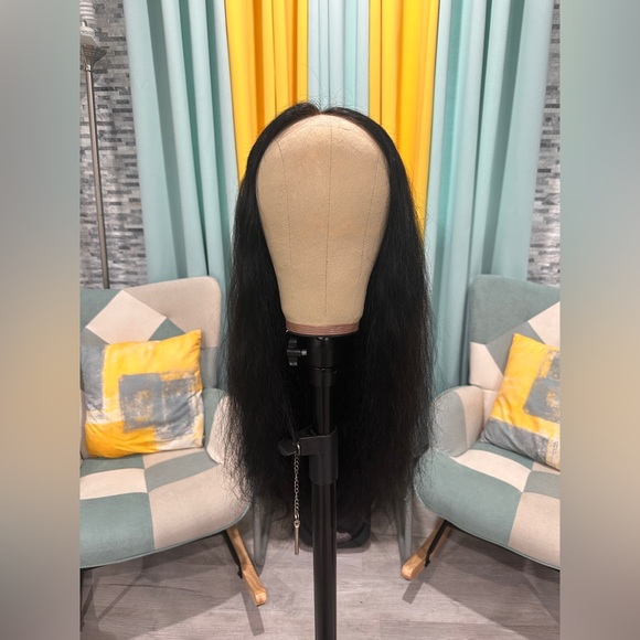 SILKY STRAIGHT 13X4 FRONTAL UNDETECTABLE HD LACE LONG WIG 100% HUMAN HAIR - Picture 8 of 12